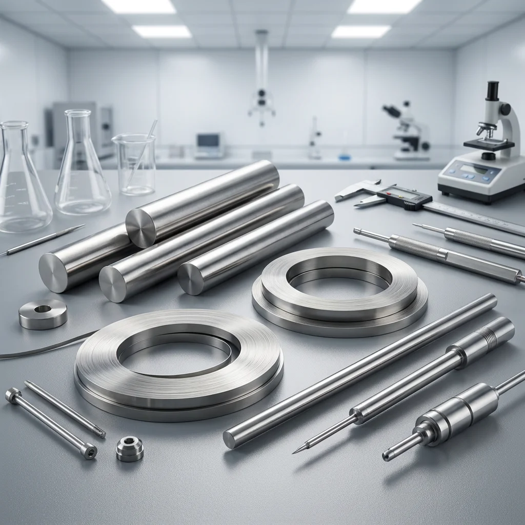 Advanced Titanium, Pure Nickel, and Medical Stainless Steel