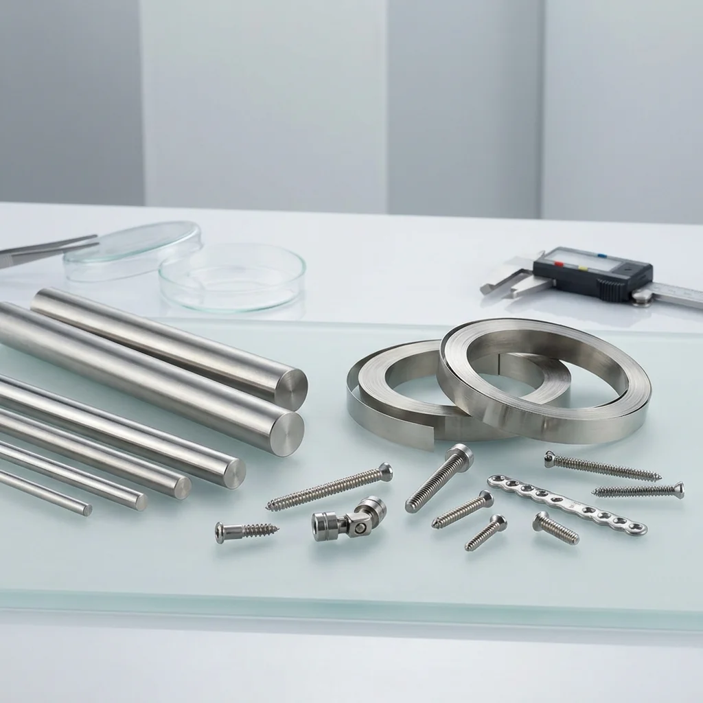Advanced Titanium, Nickel, and Medical Stainless Steel